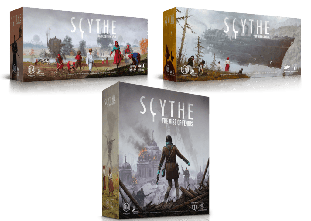 Scythe Wind's Gambit, Invaders from Afar, and Rise of Fenris expansion